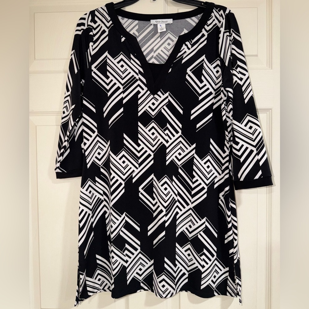 Women’s White House Black Market Geometric Tunic Top
